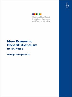 cover image of New Economic Constitutionalism in Europe